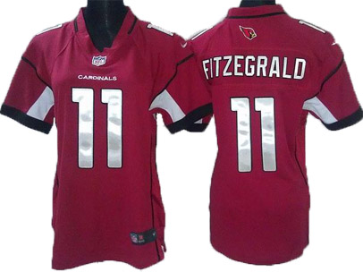 Larry Fitzgerald red Cardinals Women Nike NFL Jersey