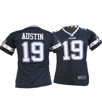 #19 austin blue color dallas cowboys women NIKE jersey