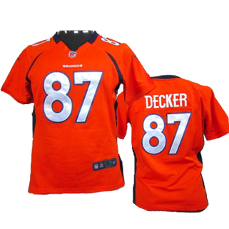 Decker game Jersey: Nike Women game Nike NFL #87 Denver Broncos Jersey In orange