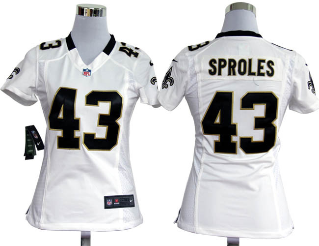 NIKE women White Sproles jersey, buffalo bills #43 jersey