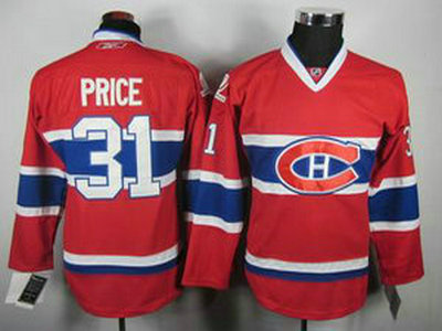 red PRICE NHL Canadiens #31 Womens NEW CH Jersey