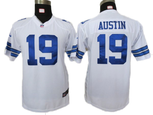 cowboys #19 Austin White Youth Nike NFL Jersey