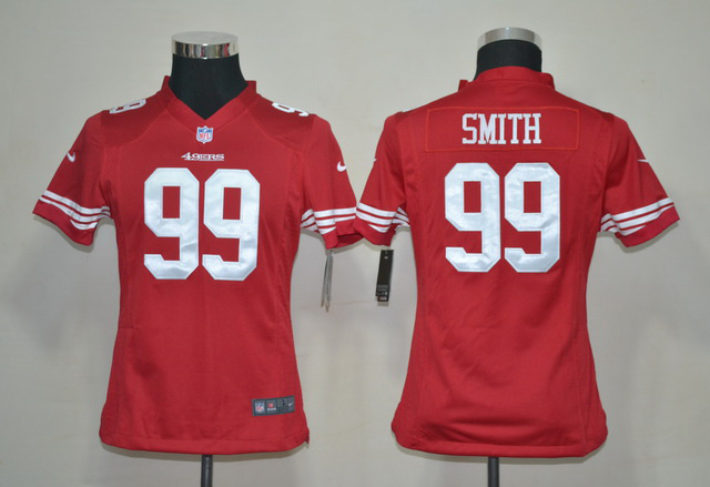 #99 Smith red Nike San Francisco 49ers Youth jersey
