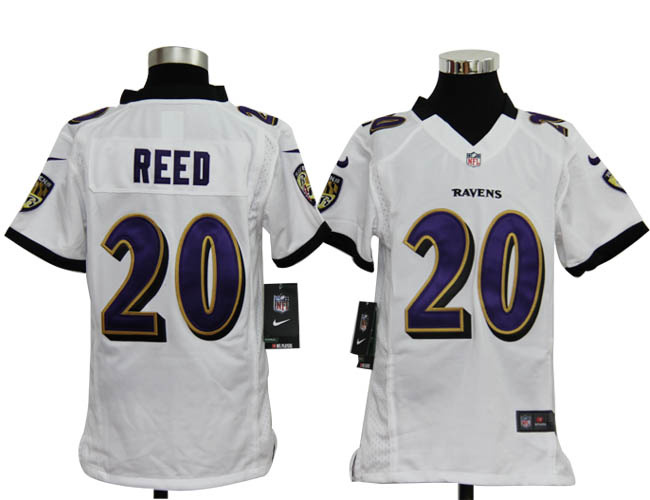 Reed Jersey Purple #20 Nike NFL Ravens Jersey