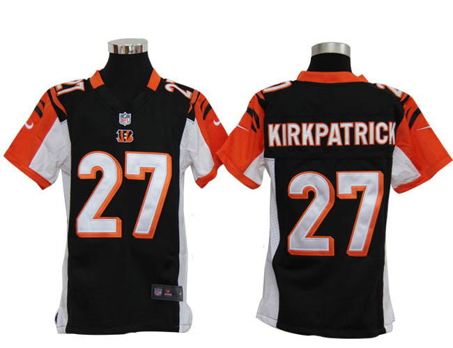 Black Dre Kirkpatrick Youth Nike NFL Bengals #27 Jersey
