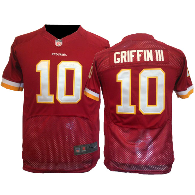 #10 Robert Griffin III Red Nike Washington Redskins Kids jersey