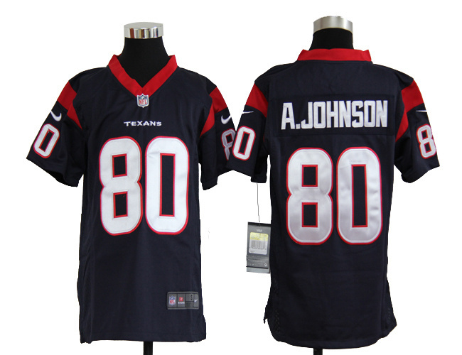 Andre Johnson blue Nike Texans Youth Jersey