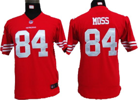 Nike Youth red Moss jersey, Nike San Francisco 49ers #84 jersey