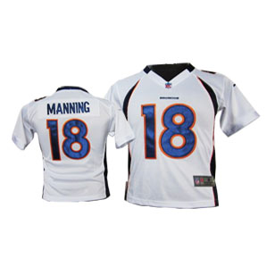 white Manning Youth Nike NFL Broncos #18 Jersey