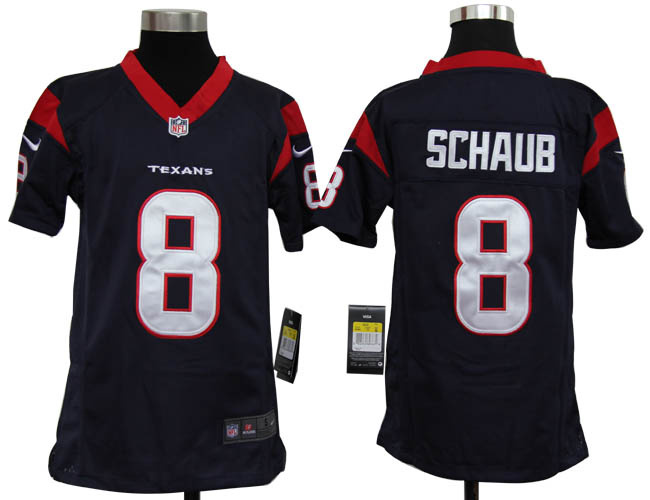 Matt Schaub youth Jersey: Nike #8 Houston Texans Jersey in blue