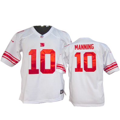 Nike Youth manning white jersey, new york giants #10 jersey