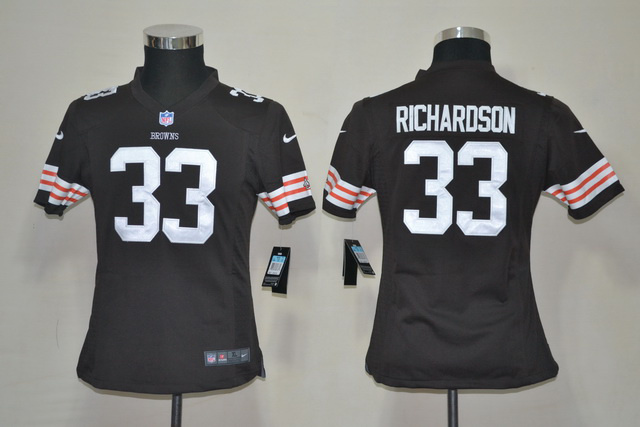 Black #33 Richardson Nike Cleveland Browns Youth jersey