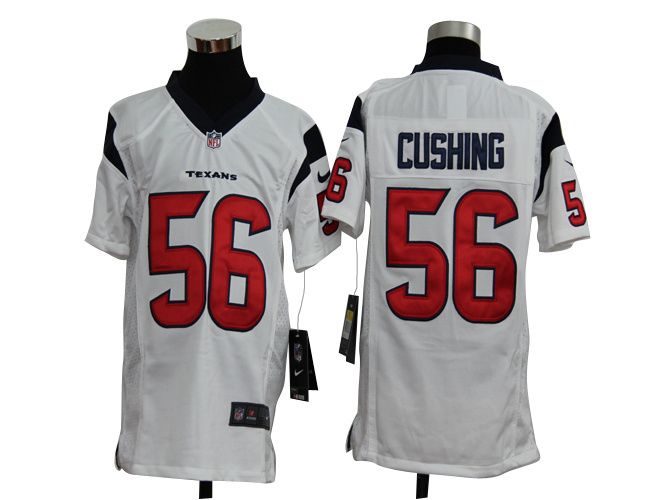 Nike Youth Cushing white jersey, Houston Texans #56 jersey