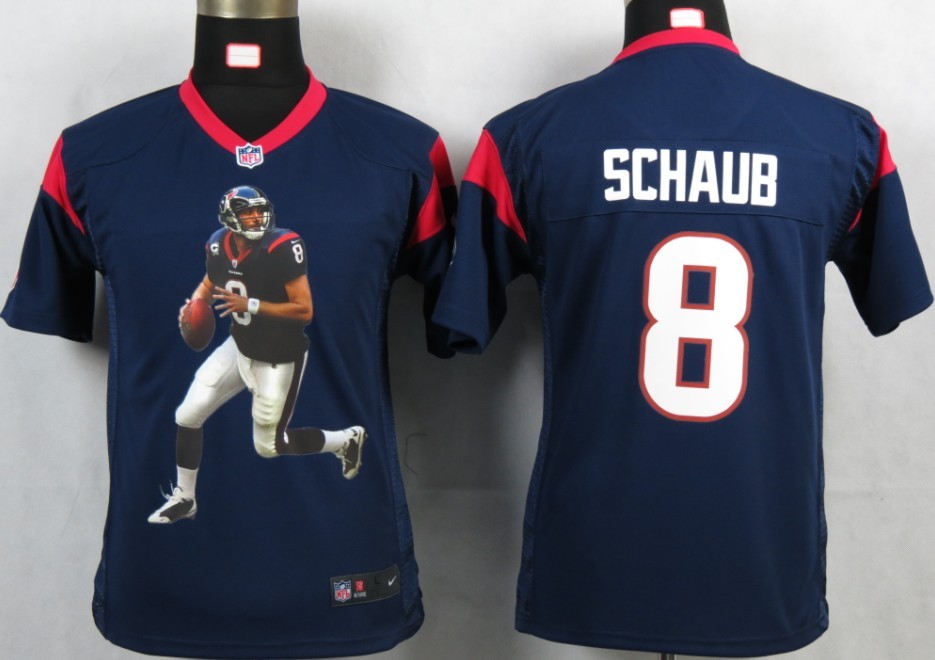 Schaub Jersey Blue Game #8 Nike NFL New Orleans Saints Jersey