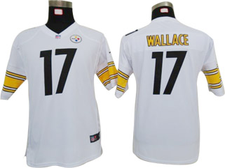 Wallace Jersey: Nike Youth #17 Pittsburgh Steelers Jersey in white