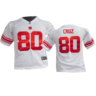 Youth Nike new york giants #80 cruz Youth jersey in white