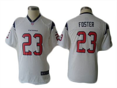 Nike Youth Arian Foster White jersey, Nike Houston Texans #23 jersey