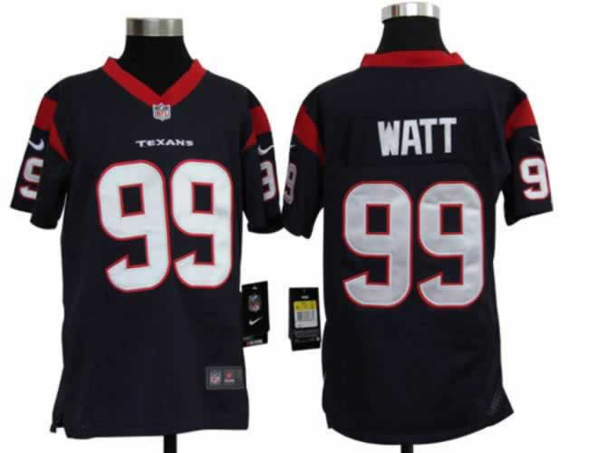 NIKE Youth blue JJ Watt jersey, Houston Texans #99 jersey