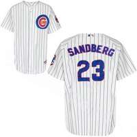 Ryne Sandberg White Jersey, Chicago Cubs #23 Kids MLB Jersey