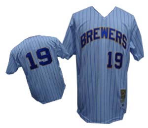 Milwaukee Brewers #19 Robin White Mitchell and Ness Youth MLB Jersey