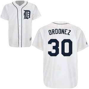 Magglio Ordonez Home white Tigers Kids MLB Jersey