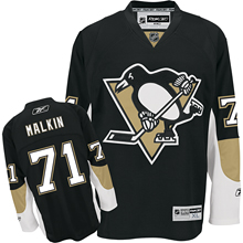 Evgeni Malkin Home black Penguins Youth Jersey