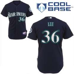 Cliff Lee Blue MLB Mariners Jersey