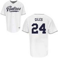 White Brian Giles Home Padres #24 Jersey