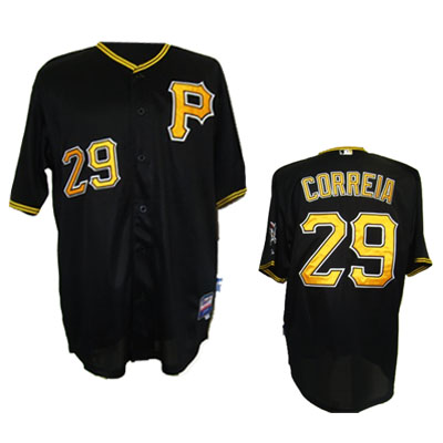 Black Correia jersey, Pittsburgh Pirates #29 MLB Jersey