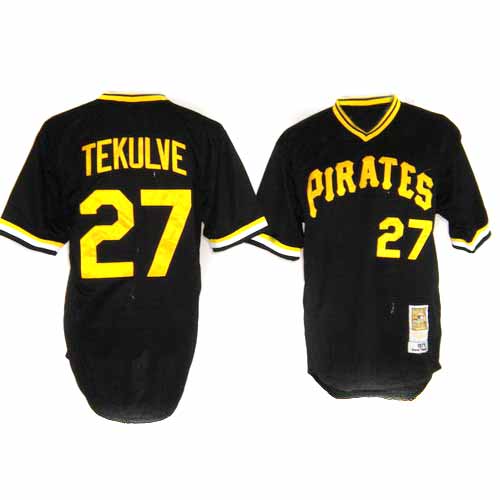 Pittsburgh Pirates #27 Tekulve Jersey in Black