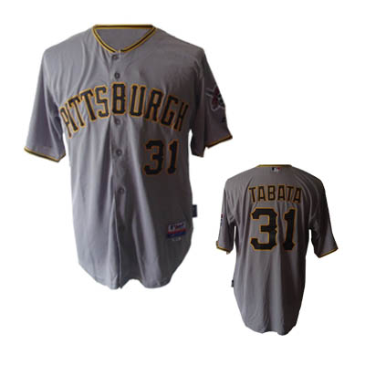 Pittsburgh Pirates #31 Tabata Grey MLB Jersey