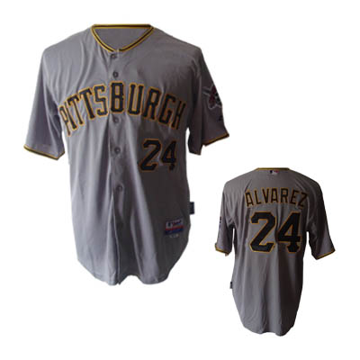 Alvares Grey MLB Pirates Jersey