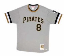 M&N MLB #8 Grey Stargel Pittsburgh Pirates jersey