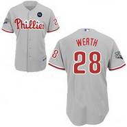 Philadelphia Phillies #28 Jayson Werth White Jersey