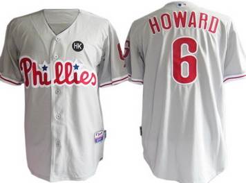 Howard Grey MLB Phillies Jersey