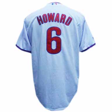 Howard Jersey: #6 MLB Philadelphia Phillies Jersey in White