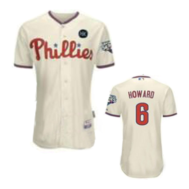 Howard Cream MLB Phillies Jersey