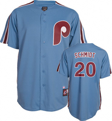 Schmidt blue Phillies Jersey