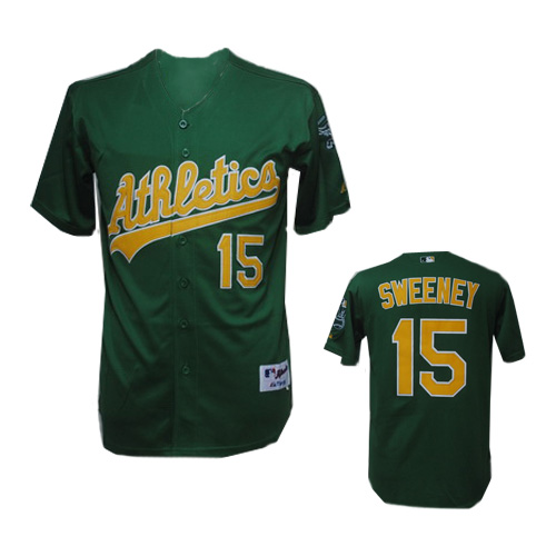 #15 Sweeney Green Oakland Athletics MLB jersey