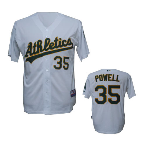 Oakland Athletics #35 Powell White MLB jersey