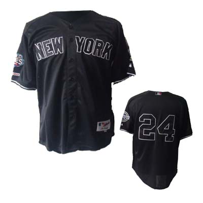 Black Robinson Cano jersey, New York Yankees #24 MLB jersey