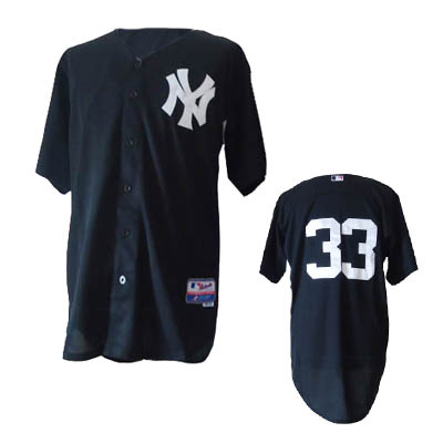 Nick Swisher Jersey: 2011 Cool Base BP Road MLB #33 New York Yankees Jersey in Black