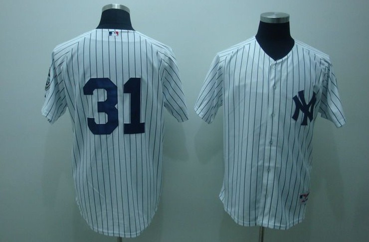 Ichiro Suzuki White jersey, New York Yankees #31 MLB jersey