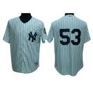 Abreu Jersey: MLB #53 New York Yankees Jersey in White