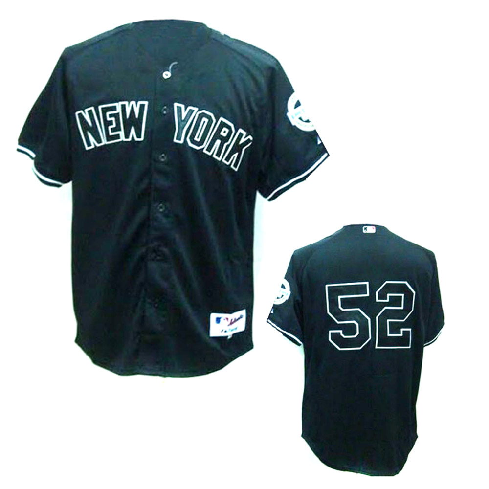 C.C. Sabathia Jersey black #52 MLB New York Yankees Jersey