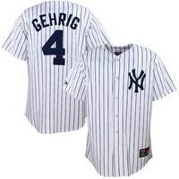 Gehrig White jersey, New York Yankees #4 MLB jersey