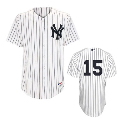 Yankees #15 Thurman Munson White MLB Home Jersey