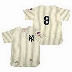 Yogi Berra White Yankees Home Throwback Jersey