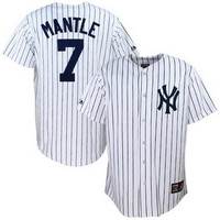 #7 Mantle White New York Yankees MLB jersey