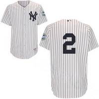 White Derek Jeter jersey, New York Yankees #2 2009 Inaugural MLB jersey